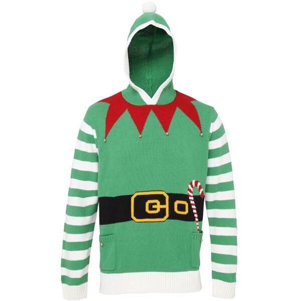 Elf 3D Adults Christmas Jumper (With Hood) - Elite Custom Clothing Thumbnail