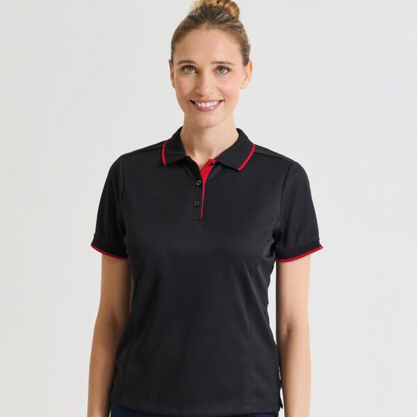 WOMENS  contrast Coolchecker® polo Thumbnail