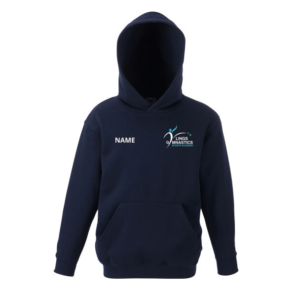 LGSA - KIDS HOODIE - WHITE GLITTER NAME Thumbnail