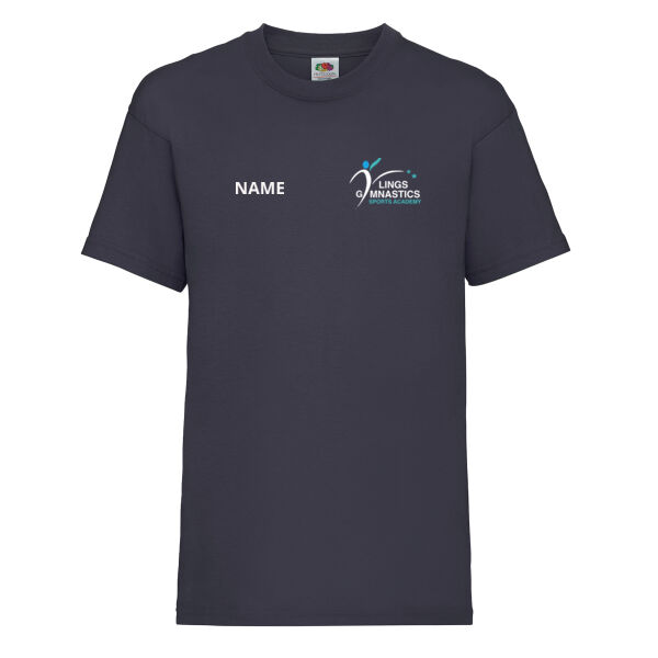 LGSA - KIDS TSHIRT - WHITE GLITTER NAME Thumbnail