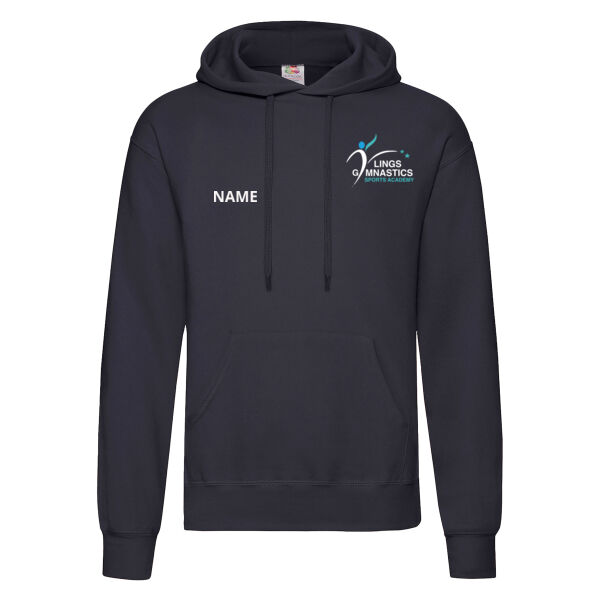 LGSA - ADULT HOODIE - WHITE GLITTER NAME Thumbnail