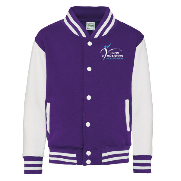 LSGA - VARSITY JACKET - PURPLE  GLITTER NAME Thumbnail