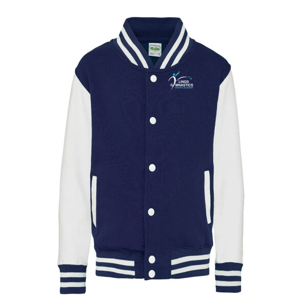 LSGA - KIDS VARSITY JACKET - TEAL GLITTER NAME Thumbnail